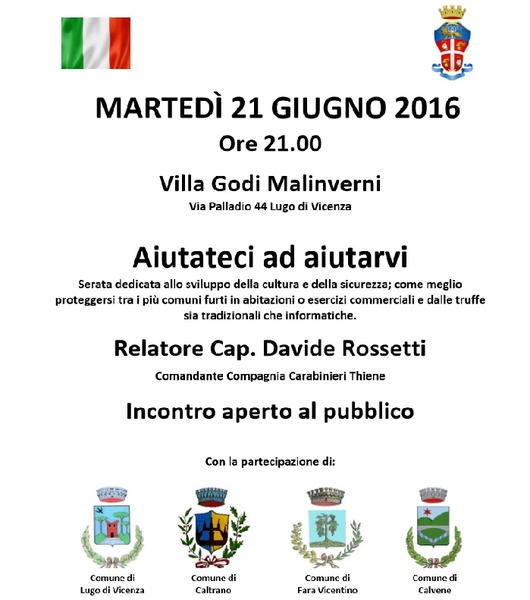 Aiutateci ad Aiutarvi  - Marted 21 Giugno 2016