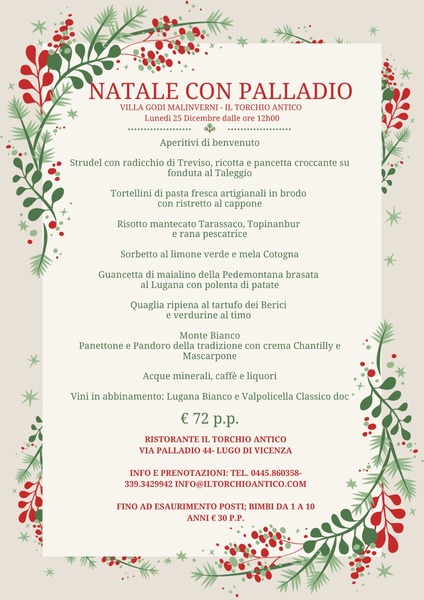 Natale con Palladio 2023  - Villa Godi Malinverni